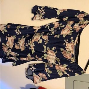 Off the shoulder dress with Tie